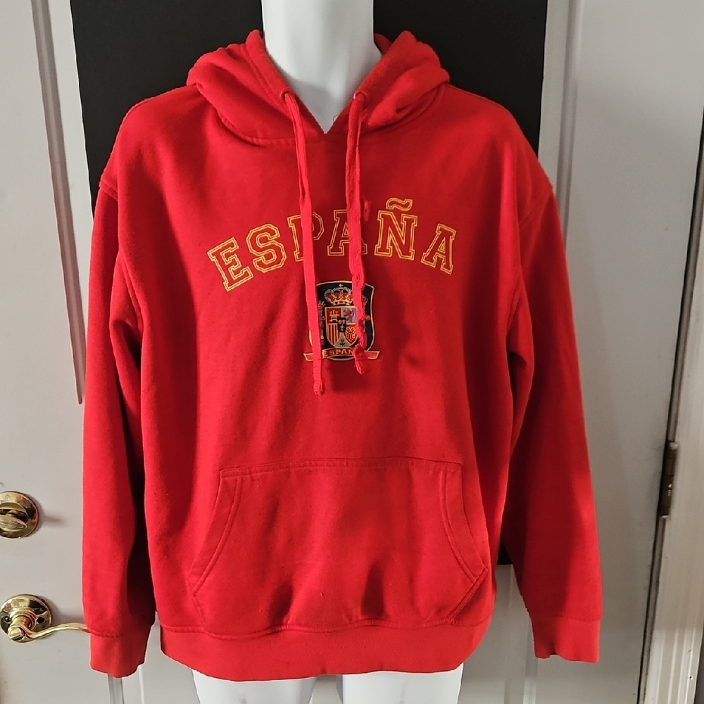 España Red Men's Hoodie